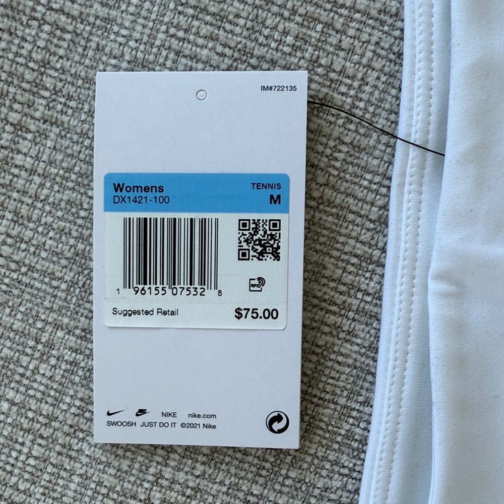 Nike Women's White Mini Skirt - Picture 2 of 4